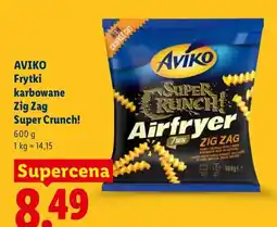 Lidl Frytki karbowane Zig Zag Super Crunch! Aviko oferta