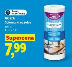 Lidl Ściereczki na rolce Gosia oferta