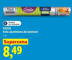 Lidl Folia aluminiowa do żywności Gosia oferta
