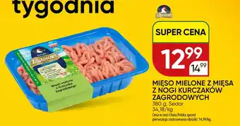 Mięso mielone z mięsa z nogi kurczaków zagrodowych