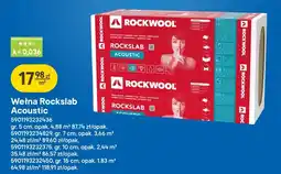 Castorama Wełna Rockwool Rockslab Acoustic 7 cm oferta