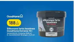 Castorama Silikonowa farba fasadowa GoodHome Extreme oferta