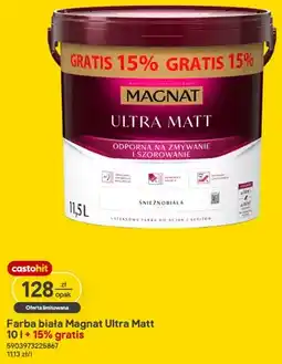 Castorama Farba biała Magnat Ultra Matt oferta