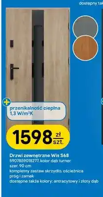 Castorama Drzwi zewnętrzne Wis S68 Ok Doors oferta