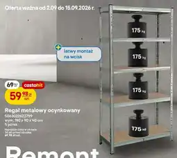 Castorama Regał metalowy ocynkowany oferta