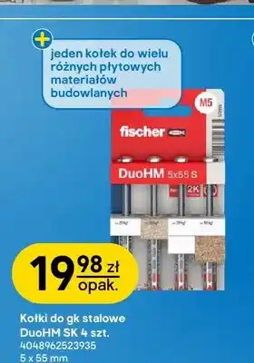 Kołki do gk stalowe DuoHM Sk 5x55 mm Fischer