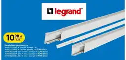 Castorama Kanał elektroinstalacyjny 20x12 mm z taśmą 2 m Legrand oferta