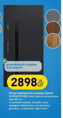 Castorama Drzwi zewnętrzne stalowe Gordo Ok Doors oferta