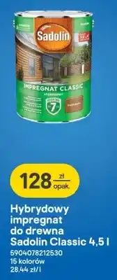 Castorama Hybrydowy impregnat do drewna Sadolin Classic oferta