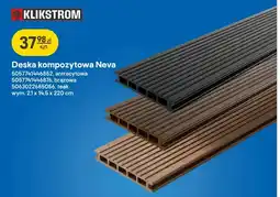 Castorama Deska kompozytowa Neva Klikstrom oferta