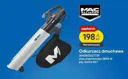 Castorama Odkurzacz dmuchawa Mac Allister oferta