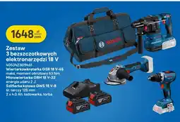 Castorama Zestaw 3 bezszczotkowych elektronarzędzi Bosch oferta