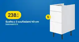 Castorama Szafka z 3 szufladami Pragma 40 cm oferta