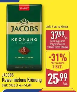 ALDI Kawa mielona Jacobs Krönung oferta