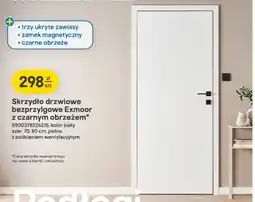 Castorama Skrzydło drzwiowe bezprzylgowe Exmoor z czarnym obrzeżem oferta