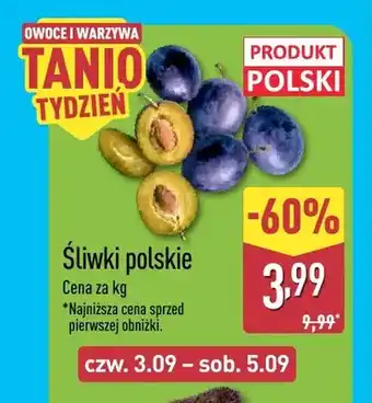 ALDI Śliwki polskie oferta