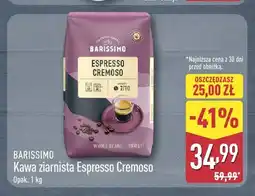 ALDI Kawa ziarnista Barissimo Espresso Cremoso oferta