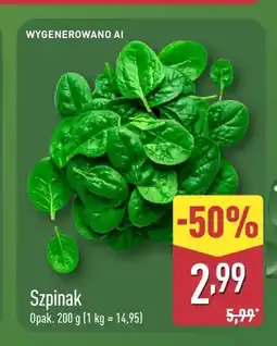 ALDI Szpinak oferta