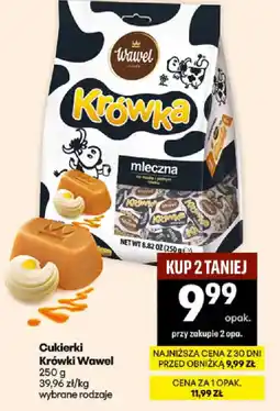 Delikatesy Centrum Cukierki Krówki Wawel oferta