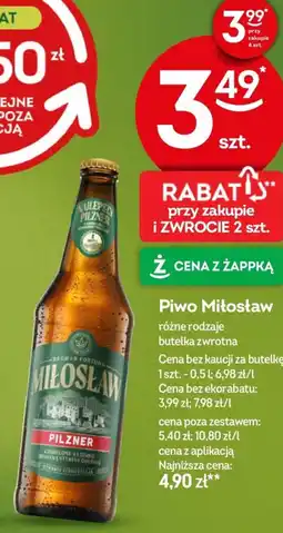 Żabka Piwo Miłosław oferta