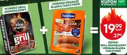 Żabka Grill Jednorazowy Picknick-Grill + Kiełbasa Śląska Tarczyński oferta