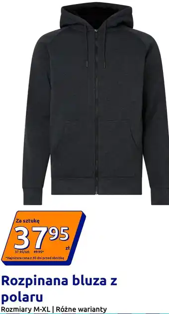 Rozpinana bluza z polaru