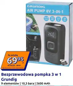 Action Bezprzewodowa pompka 3 w 1 Grundig oferta