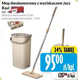 Hala Wola Mop dwukomorowy z wyciskaczem Jazz Ravi oferta