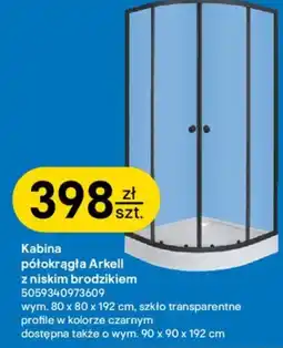 Castorama Kabina półokrągła Arkell oferta