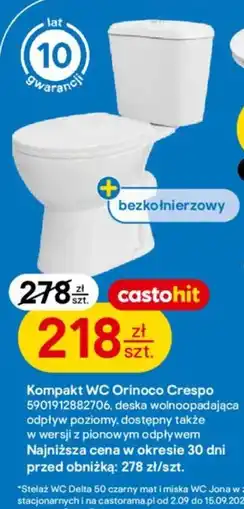Castorama Kompakt WC Orinoco Crespo oferta