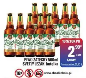Piwo Zatecky Svetly Lezak