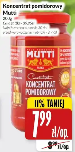 Hala Wola Koncentrat pomidorowy Mutti oferta