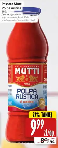 Hala Wola Passata Mutti Polpa rustica oferta