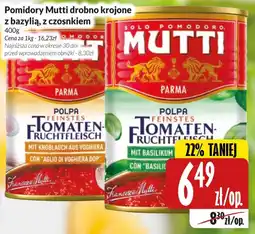 Hala Wola Pomidory Mutti drobno krojone z bazylią, z czosnkiem oferta