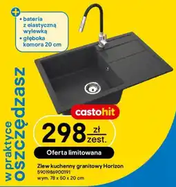 Castorama Zlew kuchenny granitowy Horizon oferta