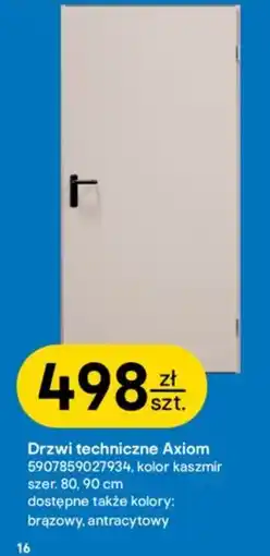 Castorama Drzwi techniczne Axiom oferta