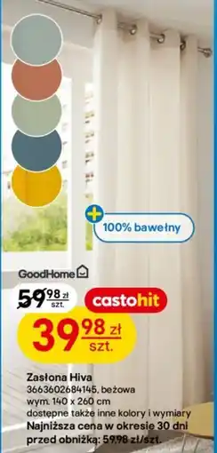 Castorama Zasłona Hiva oferta
