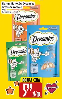 Hala Wola Karma dla kotów Dreamies wybrane rodzaje oferta