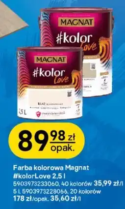 Castorama Farba kolorowa Magnat #kolorLove oferta