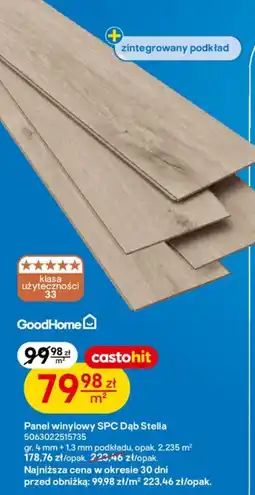 Castorama Panel winylowy SPC Dąb Stella oferta