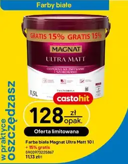 Castorama Farba biała Magnat Ultra Matt oferta