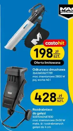 Castorama castohit Odkurzacz dmuchawa oferta