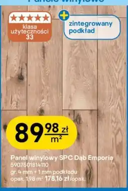 Castorama Panel winylowy SPC Dąb Emporia oferta