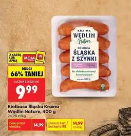 Biedronka Kiełbasa Śląska Kraina Wędlin Nature, 400 g oferta
