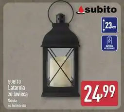 ALDI SUBITO Latarnia ze świecą oferta