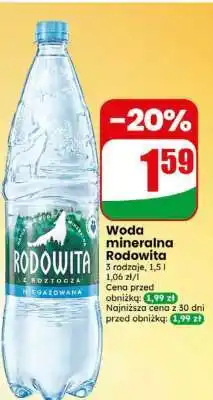 Dino Woda mineralna RODOWITA oferta