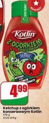 Dino Ketchup z ogórkiem konserwowym Kotlin oferta