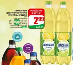 Dino Lemoniada gazowana cytryna limonka Jurajska oferta