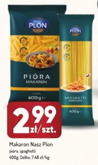 Makaron Nasz Plon pióra, spaghetti