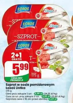 Dino Szprot w sosie pomidorowym łosoś Ustka oferta